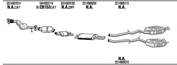 WALKER MBH31493B Система випуску ОГ