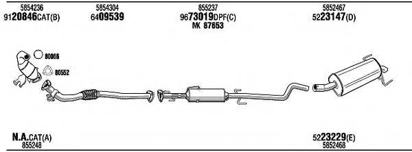 WALKER OPH18300BB Система випуску ОГ
