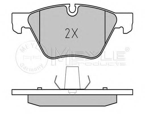 MEYLE 0252379420PD Комплект гальмівних колодок, дискове гальмо