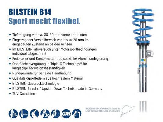 BILSTEIN BIL005163 Комплект ходової частини, пружини / амортизатори