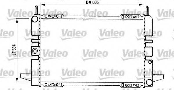 VALEO 730145 Радіатор, охолодження двигуна