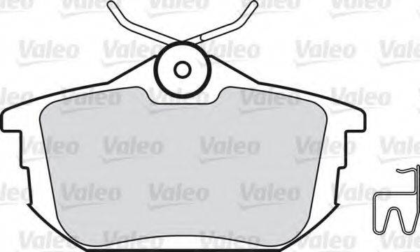 VALEO 598492 Комплект гальмівних колодок, дискове гальмо
