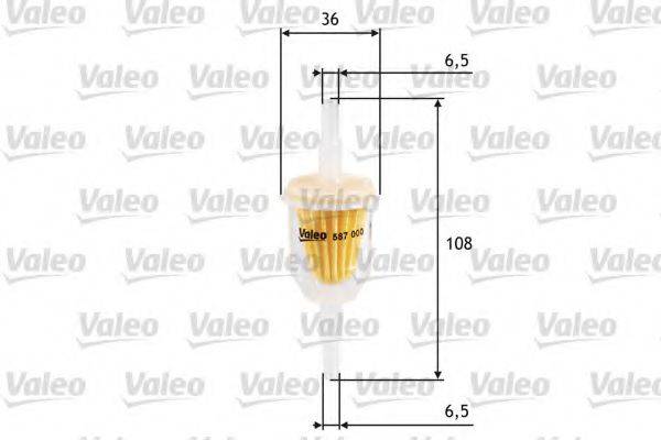 VALEO 587000 Паливний фільтр