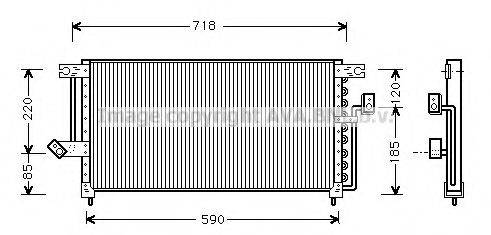 AVA QUALITY COOLING MT5098 Конденсатор, кондиціонер