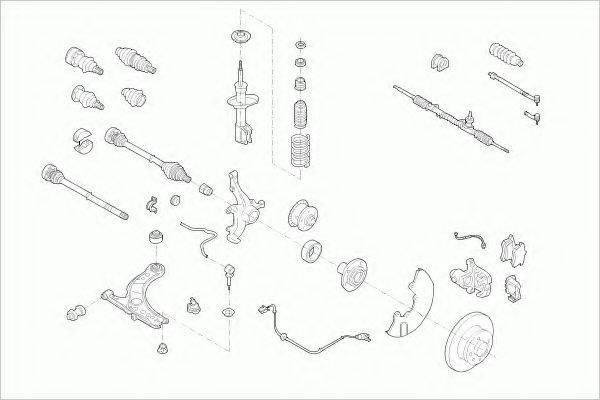 ZF PARTS VWPASSAFZ001 Рульове управління; Підвіска колеса