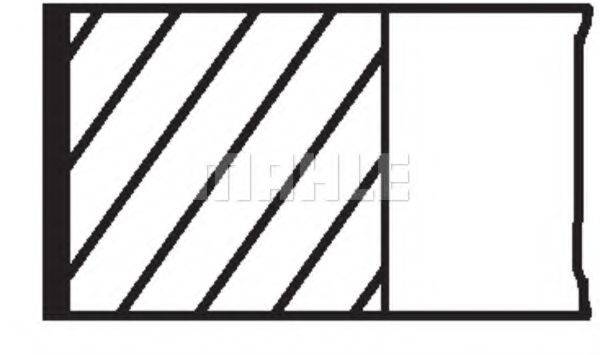 MAHLE ORIGINAL 00981N2 Комплект поршневих кілець