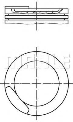 MAHLE ORIGINAL 0110811 Поршень