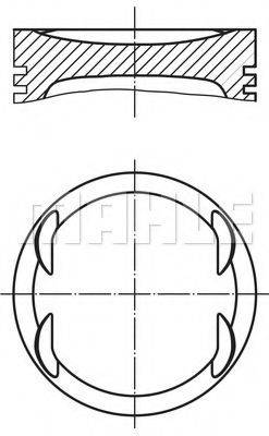 MAHLE ORIGINAL 0116902 Поршень