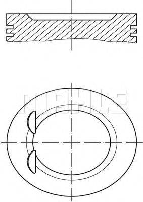 MAHLE ORIGINAL 6761900 Поршень