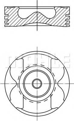 MAHLE ORIGINAL 0052202 Поршень