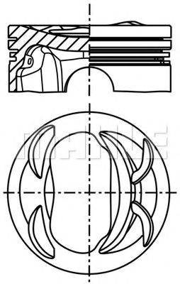 MAHLE ORIGINAL 028PI00118001 Поршень