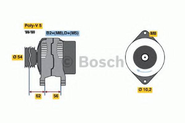 BOSCH 0986046150 Генератор