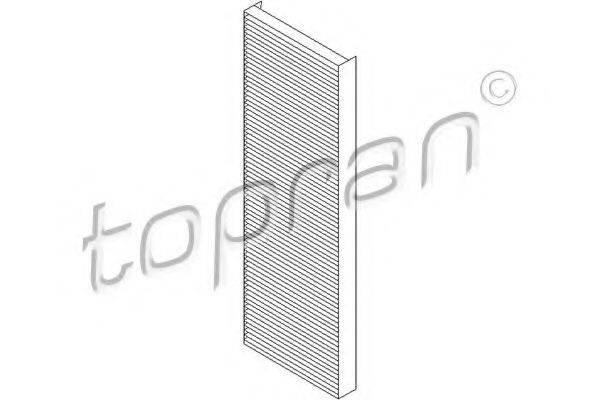 TOPRAN 206733 Фільтр, повітря у внутрішньому просторі