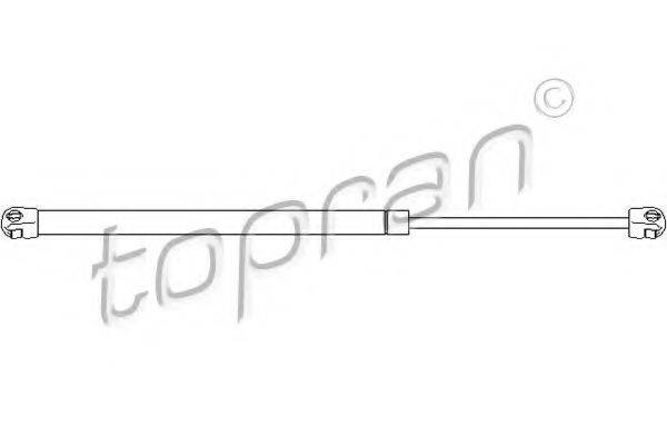 TOPRAN 700693 Газова пружина, кришка багажника