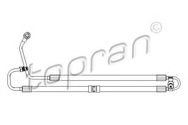 TOPRAN 501736 Гідравлічний шланг, кермо