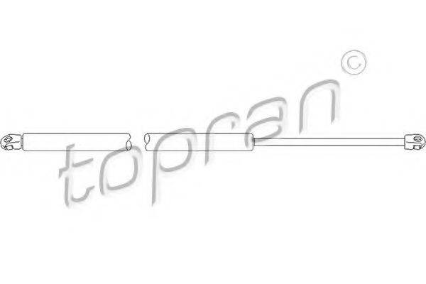 TOPRAN 113533 Газова пружина, кришка багажника