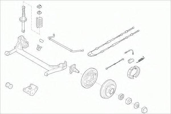 SACHS FORDFIESTRS002 Рульове управління; Підвіска колеса