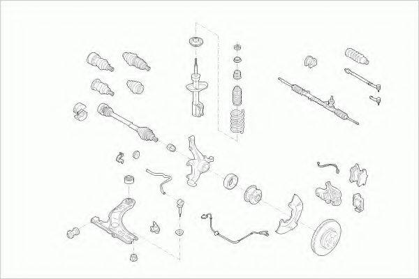 LEMFORDER VWPASSAFL016 Рульове управління; Підвіска колеса