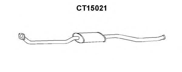 VENEPORTE CT15021 Середній глушник вихлопних газів