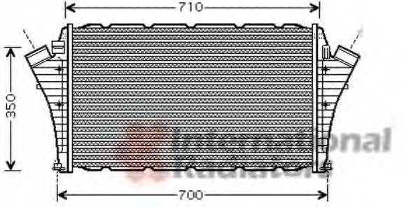 VAN WEZEL 47004066 Інтеркулер