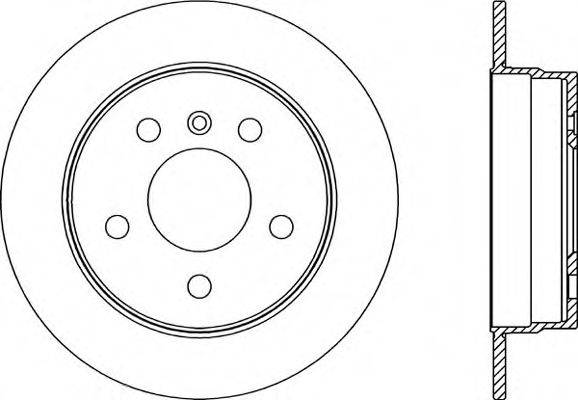 OPEN PARTS BDR231110 гальмівний диск