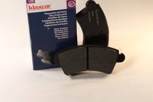 KLAXCAR FRANCE 24864Z Комплект гальмівних колодок, дискове гальмо