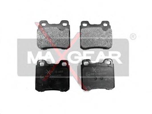 MAXGEAR 190405 Комплект гальмівних колодок, дискове гальмо
