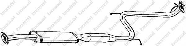 BOSAL 285261 Середній глушник вихлопних газів