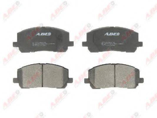 ABE C12119ABE Комплект гальмівних колодок, дискове гальмо
