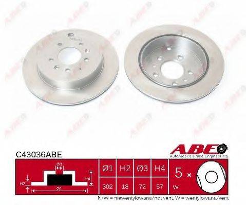 ABE C43036ABE гальмівний диск
