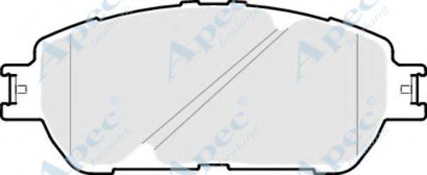 APEC BRAKING PAD1852 Комплект гальмівних колодок, дискове гальмо