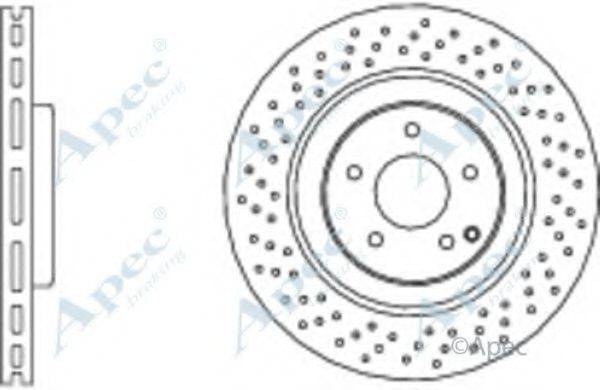 APEC BRAKING DSK2544 гальмівний диск