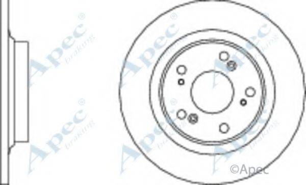 APEC BRAKING DSK2154 гальмівний диск