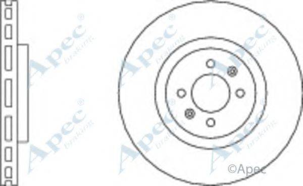 APEC BRAKING DSK2973 гальмівний диск