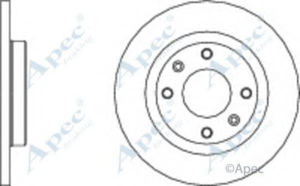 APEC BRAKING DSK2974 гальмівний диск