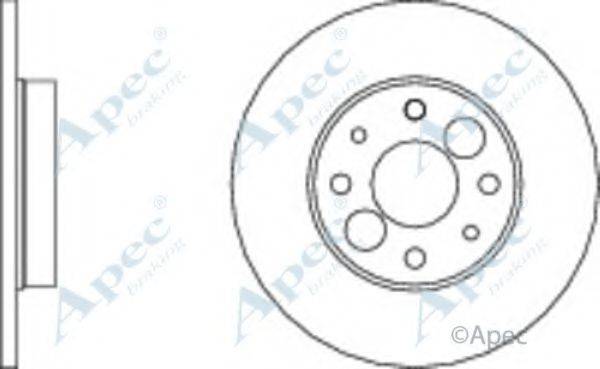 APEC BRAKING DSK286 гальмівний диск