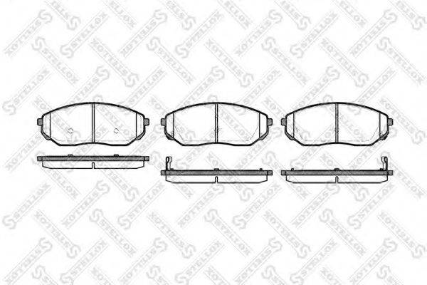 STELLOX 1052002BSX Комплект гальмівних колодок, дискове гальмо