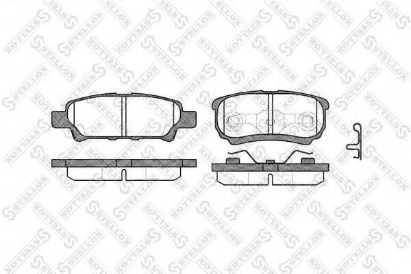 STELLOX 1062002SX Комплект гальмівних колодок, дискове гальмо