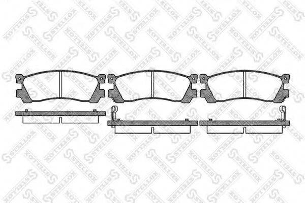 STELLOX 410002SX Комплект гальмівних колодок, дискове гальмо