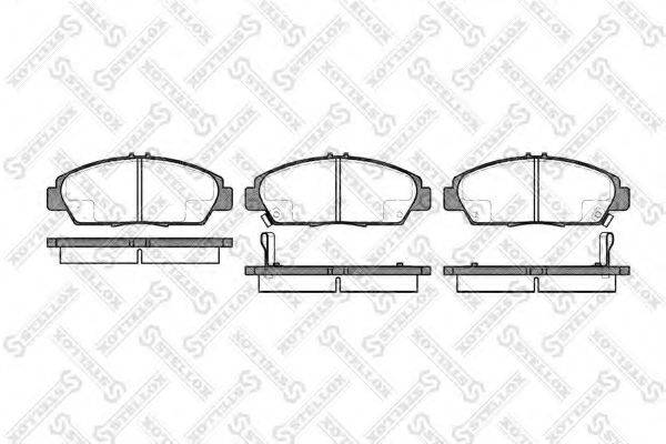 STELLOX 417002BSX Комплект гальмівних колодок, дискове гальмо