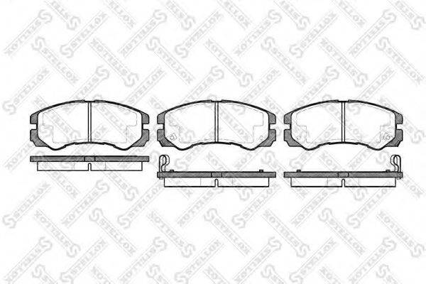 STELLOX 436002BSX Комплект гальмівних колодок, дискове гальмо