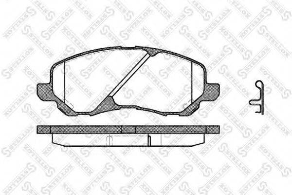 STELLOX 815002BSX Комплект гальмівних колодок, дискове гальмо