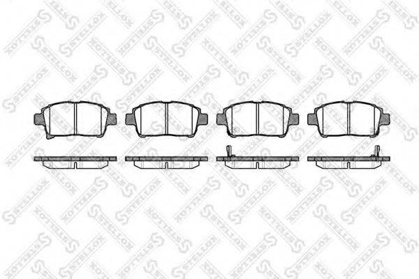 STELLOX 982002SX Комплект гальмівних колодок, дискове гальмо