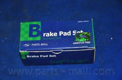 PARTS-MALL PKC006 Комплект гальмівних колодок, дискове гальмо