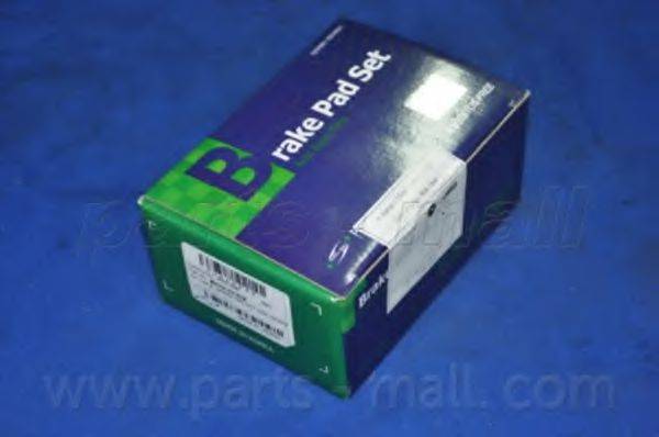 PARTS-MALL PKHE06 Комплект гальмівних колодок, дискове гальмо