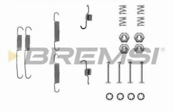 BREMSI SK0673 Комплектуючі, гальмівна колодка