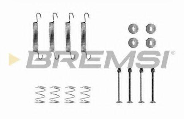 BREMSI SK0711 Комплектуючі, гальмівна колодка