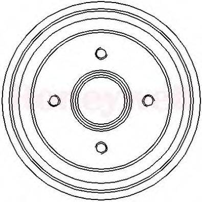 BENDIX 329106B Гальмівний барабан
