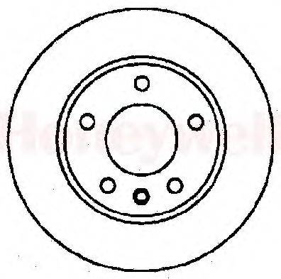 BENDIX 561407B гальмівний диск
