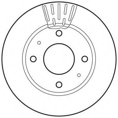 BENDIX 562806BC гальмівний диск